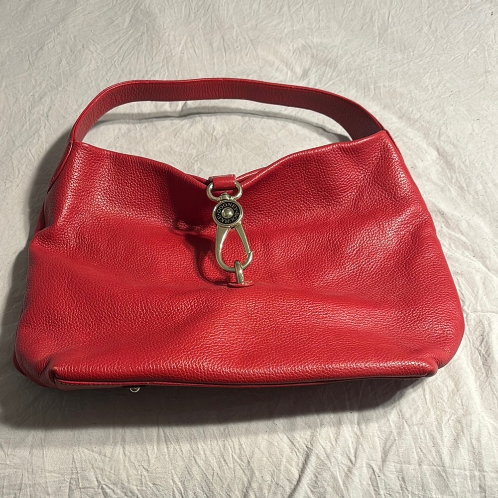 Dooney&Bourke Lucca Leather Logo Lock Hobo